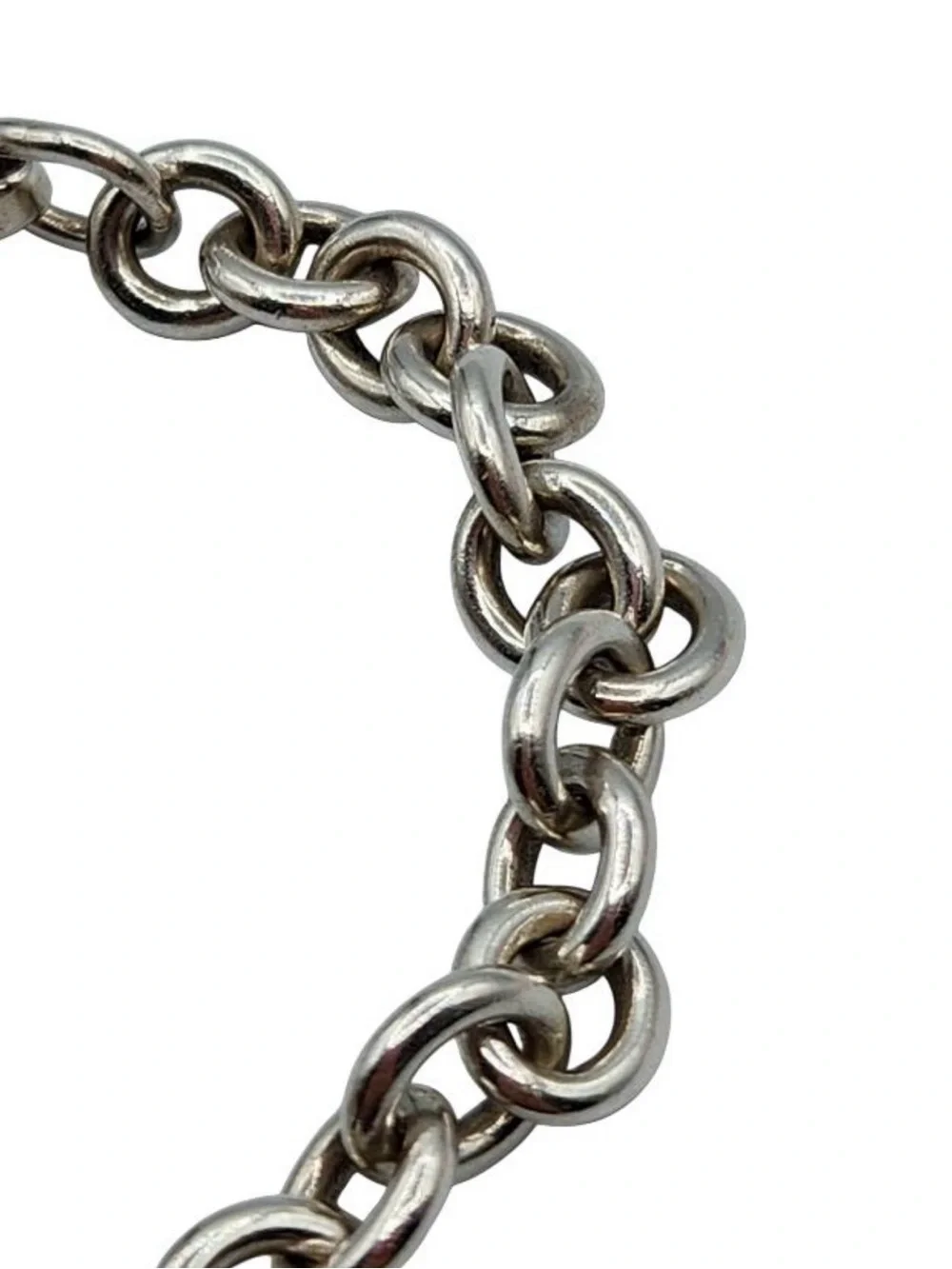 Tiffany & Co. Sterling Silver Heart Tag Bracelet - Silver